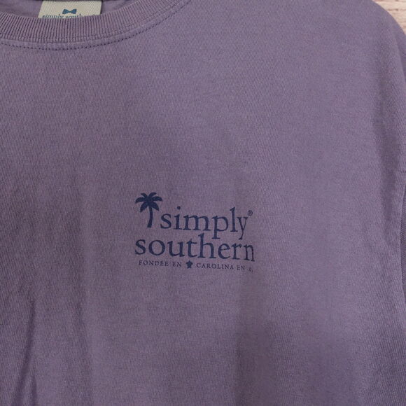 SIMPLY SOUTHERN COLLECTION FLAMINGOS FOUNDEE EN CAROLINA T-SHIRT SZ M MEDIUM - Picture 6 of 8